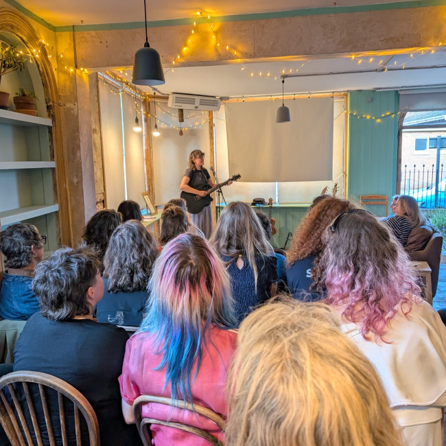 music poetry community event